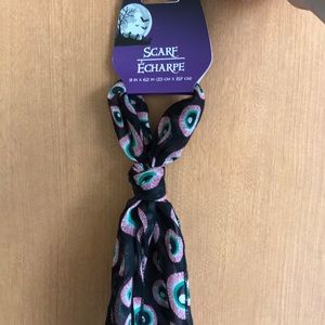 Halloween eyeball scarf